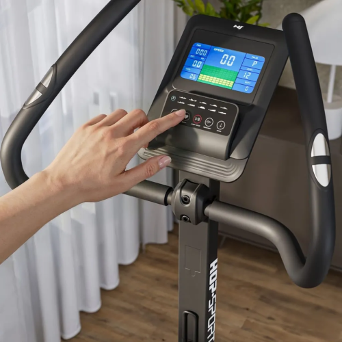 Велотренажер  Hop-Sport HS-4500H Creft Black - фото №7
